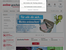 Tablet Screenshot of online-geschenke.net